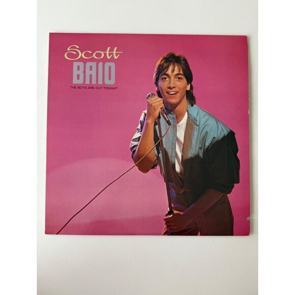 Scott Baio Boys Out Tonight LP RCA 4696 Photo Biography Misprint SLIGHT WARP